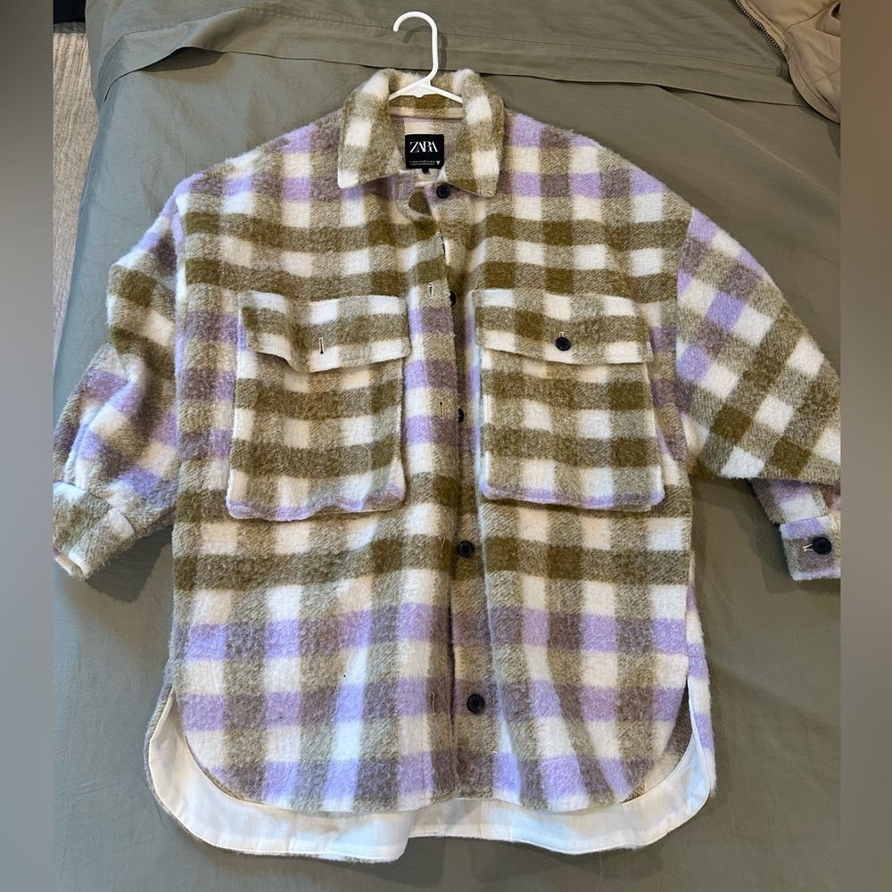 Oversized Plaid jacket